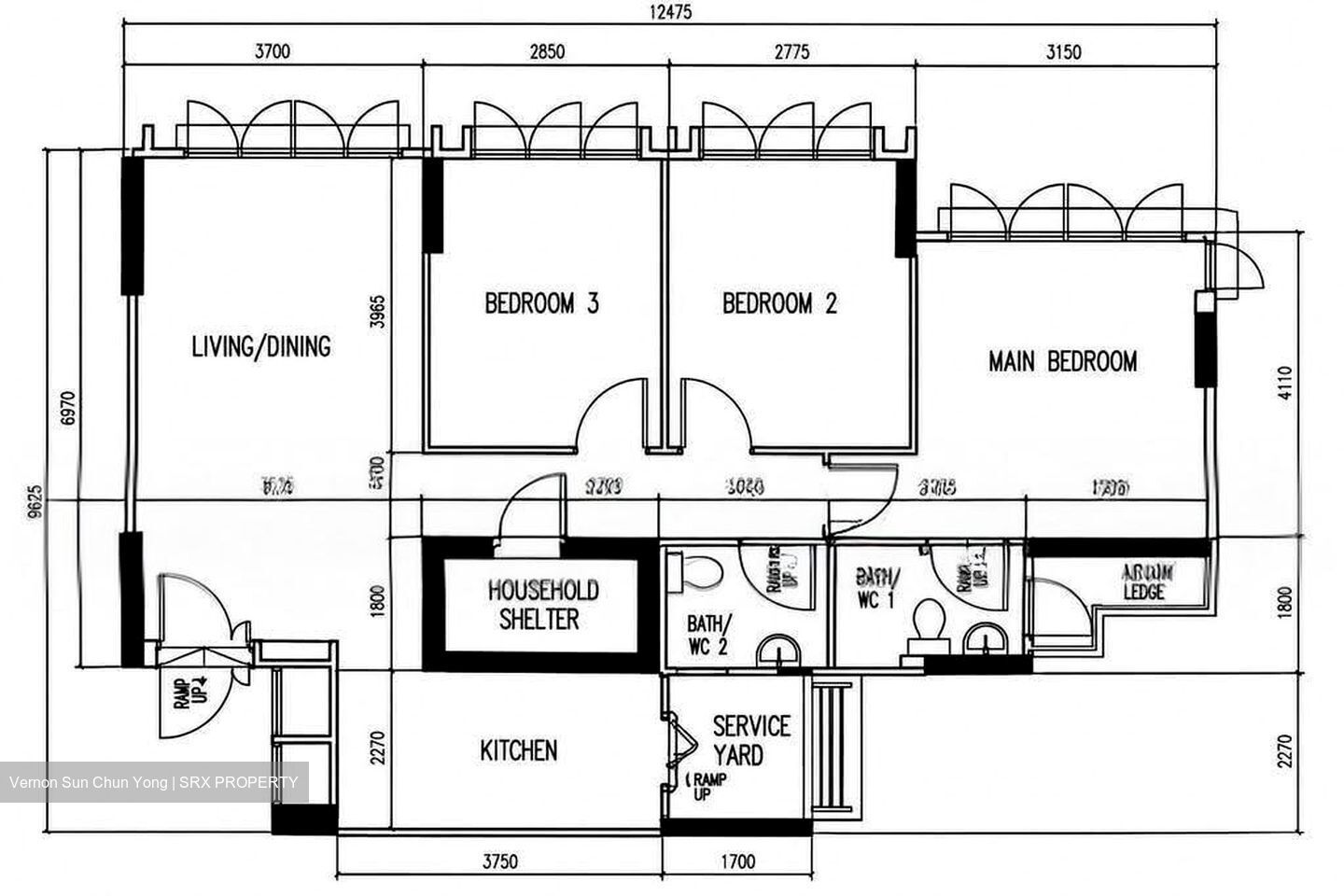 Blk 470A Hougang Parkview (Hougang), HDB 4 Rooms #624540181